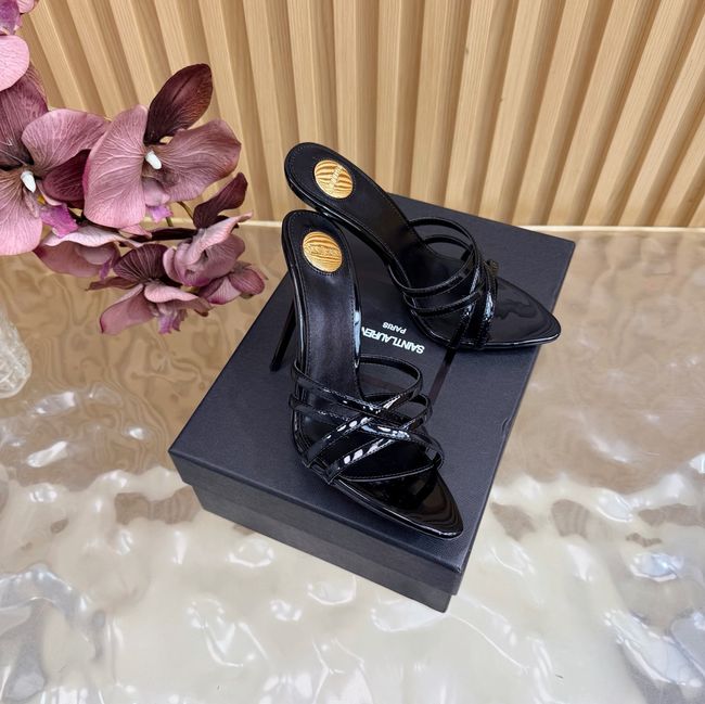 Saint Laurent in satin crepe and rhinestones Heel 9CM 69002-1