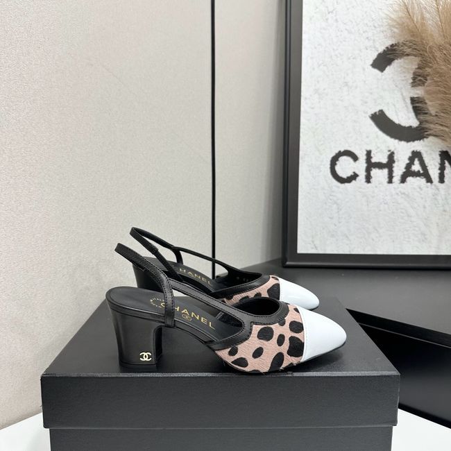 Chanel Slingbacks Lambskin & Mixed Fibers 65MM G31318-1