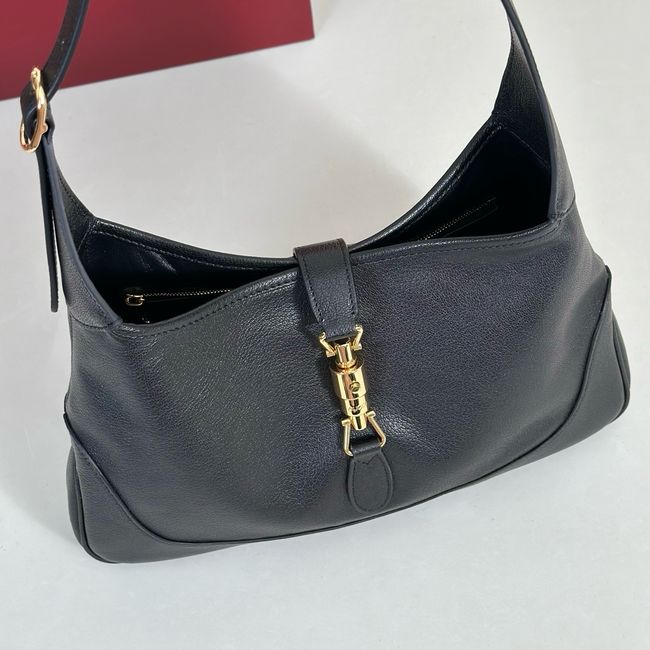 Gucci Jackie 1961 medium shoulder bag leather 863136 black