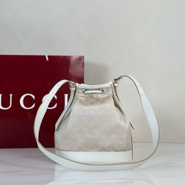 Gucci Venice small bucket bag 875237 white
