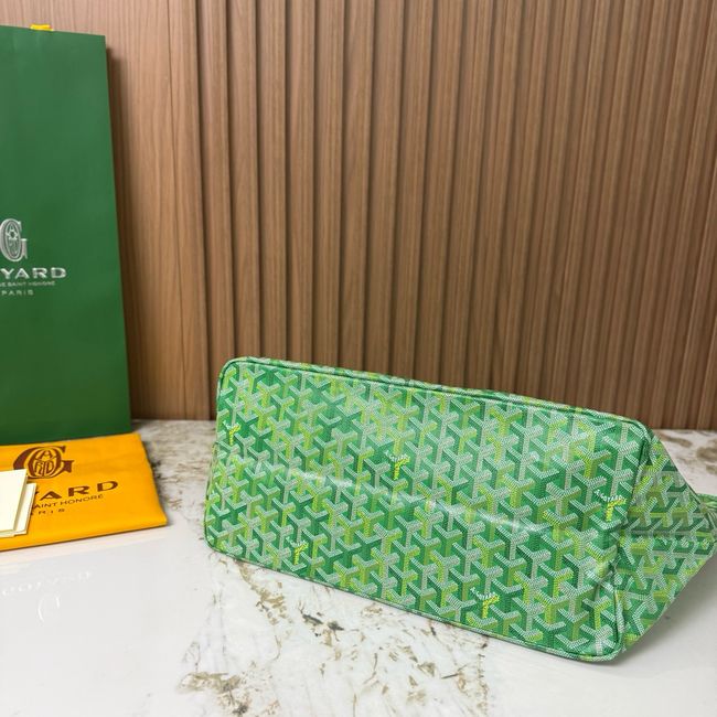 Goyard Goyardine canvas & Chevroches calfskin Large bag CL09P GREEN