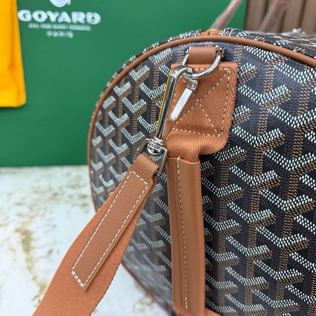 Goyard Goyardine canvas & Chevroches calfskin CL10P brown