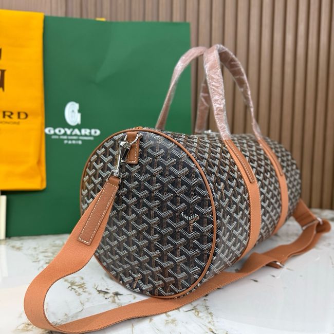 Goyard Goyardine canvas & Chevroches calfskin CL10P brown