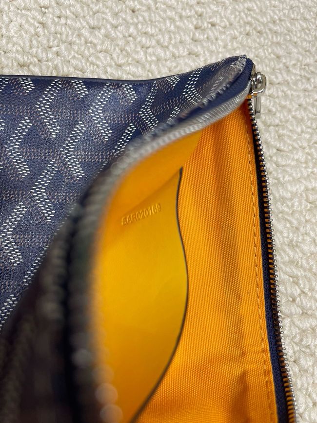 Goyard SENAT PM Clutch Bag CL07P dark blue
