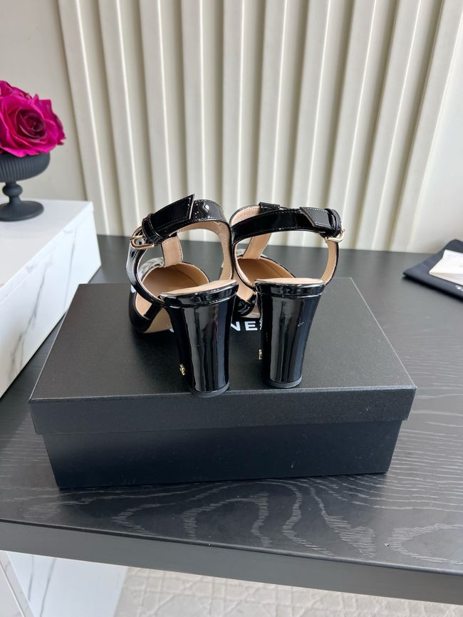 Chanel Lambskin Mary Janes high heels 8.5CM 64104-3