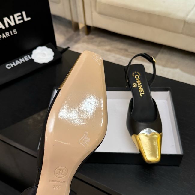 Chanel Slingbacks Lambskin 64106-6
