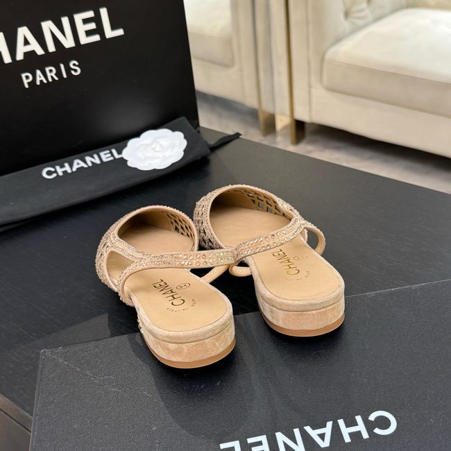 Chanel Slingbacks Lambskin 64110-4