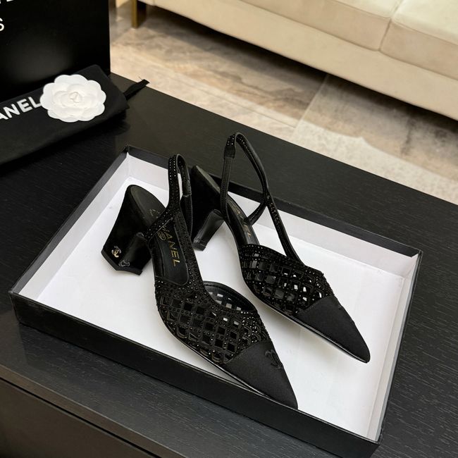 Chanel Slingbacks Lambskin 64111-3