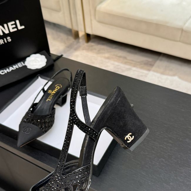 Chanel Slingbacks Lambskin 64111-3