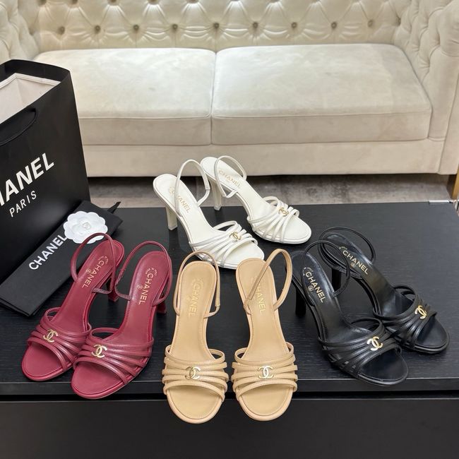 Chanel Slingbacks Lambskin heels 9CM 64125-1