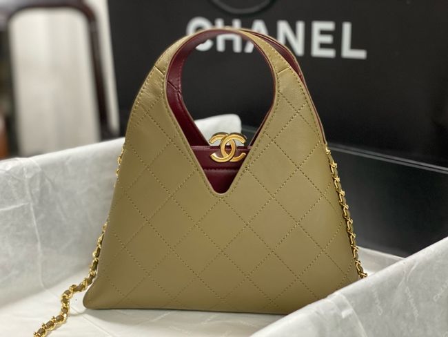 Chanel Small Shopping Bag AS6392 khaki