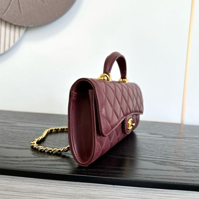 Chanel Clutch with chain AP5280 Burgundy