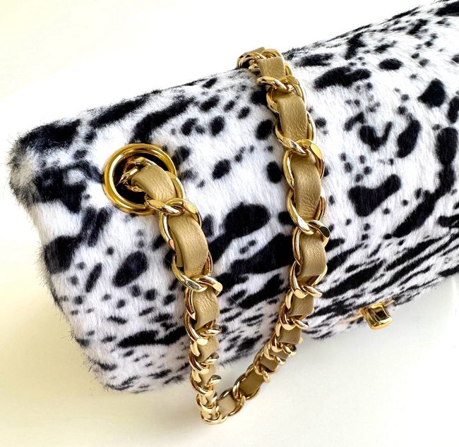 Chanel MINI FLAP BAG AS1116 white & Black