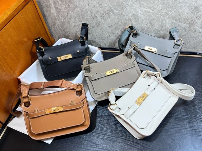 Hermes Jypsiere mini shoulder bag H088004 black&gold buckle