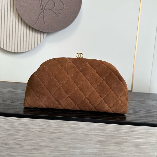 Chanel Clutch with chain AP5252 Brown