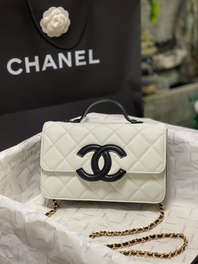 Chanel Flap Bag AS6554 white