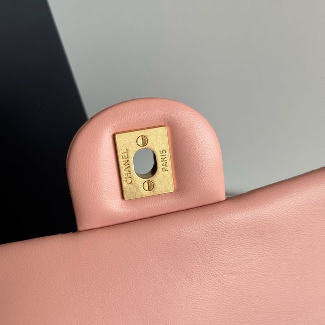 Chanel SMALL FLAP BAG sheepskin AS1787 pink