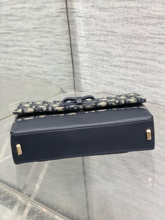 Dior Promenade Mini Bag with Chain S2514OU Blue