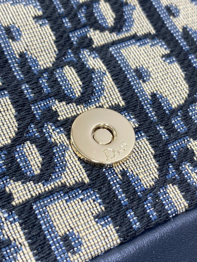 Dior Promenade Mini Bag with Chain S2514OU Blue