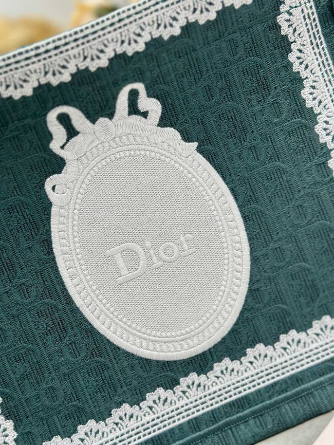 Small Dior Book Tote with Strap Embroidered M1404OE-4