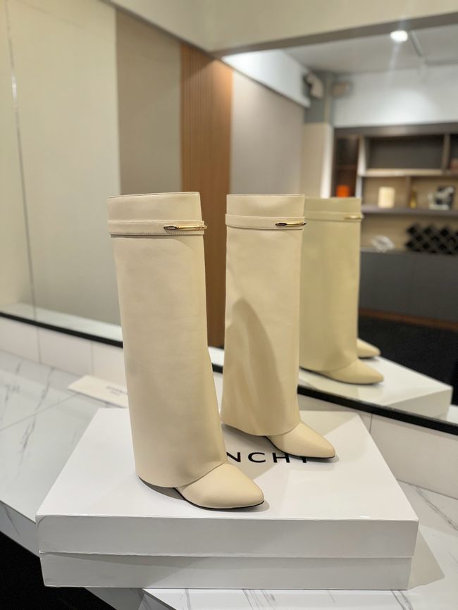 Givenchy High Boots Shiny Calfskin high heels 8.5CM 65261-1