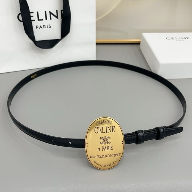 Celine LITTLE MAISON CELINE BELT IN TAURILLON LEATHER 18MM HO5705