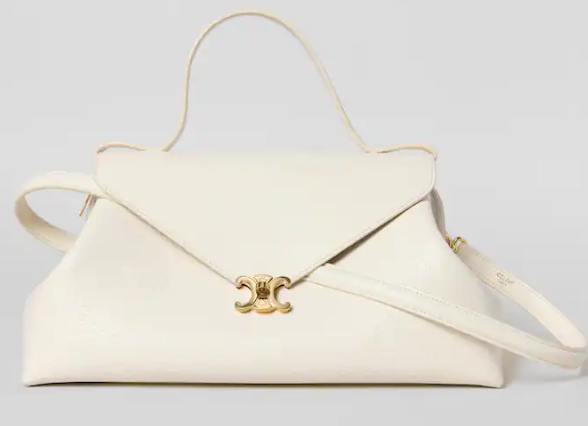 CELINE FLAIR IN GRAINED CALFSKIN L10BF5 CREAMY WHITE