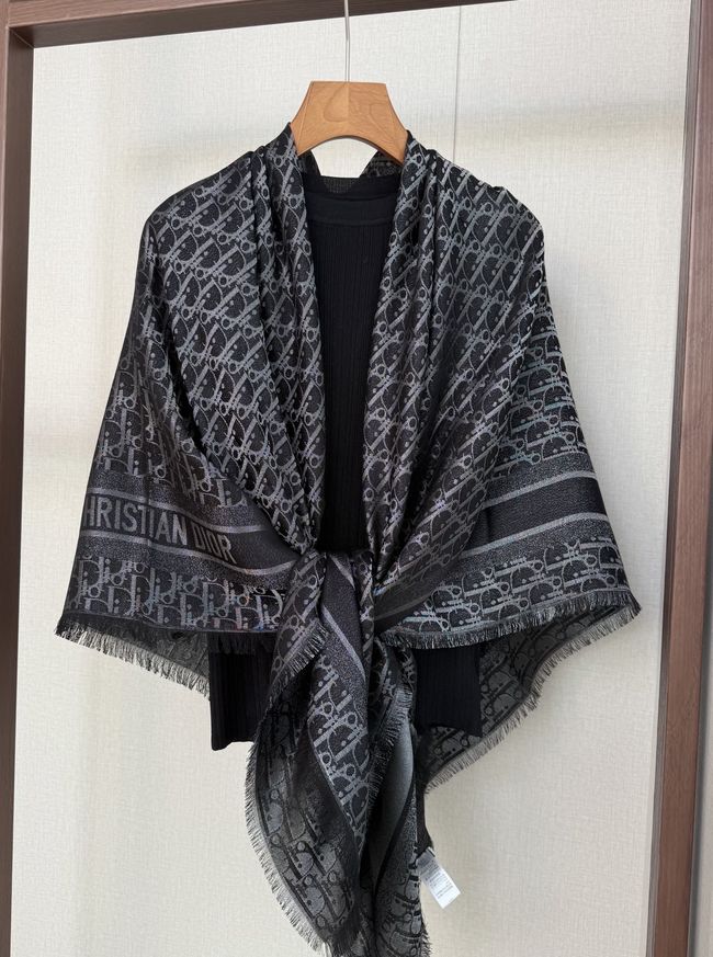 Dior Oblique Shawl Wool and Silk Jacquard I1058-12