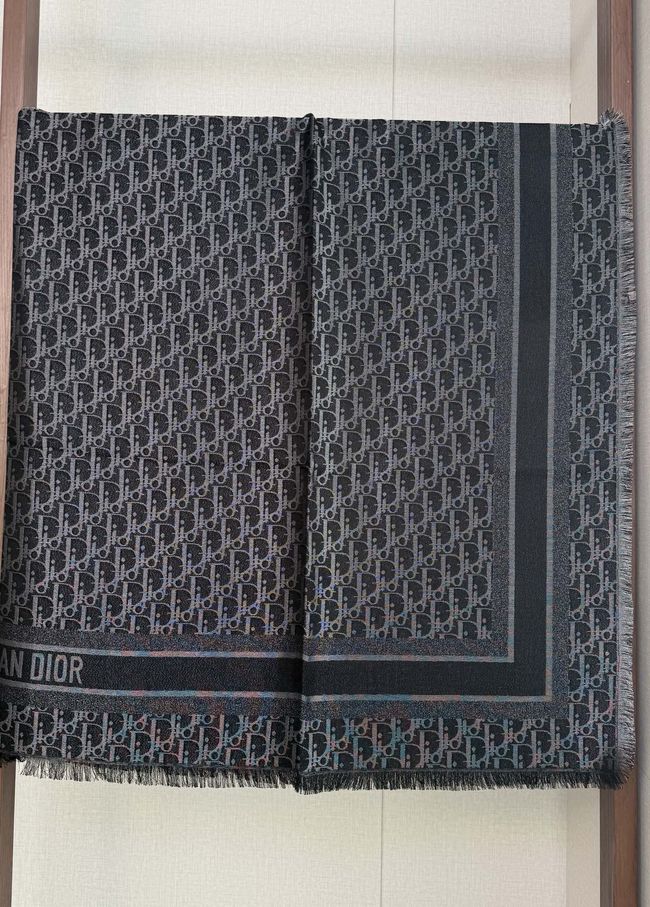 Dior Oblique Shawl Wool and Silk Jacquard I1058-12