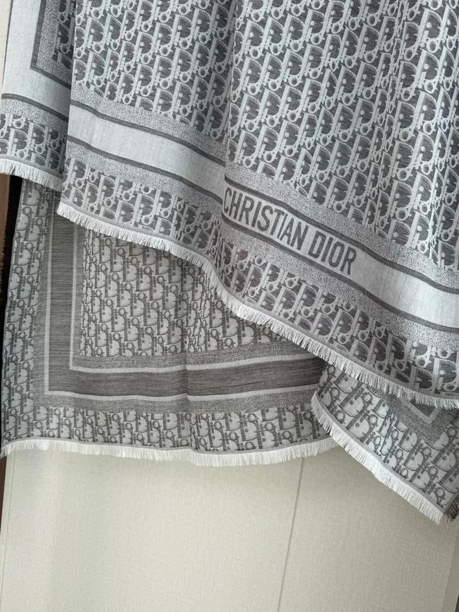 Dior Oblique Shawl Wool and Silk Jacquard I1058-3