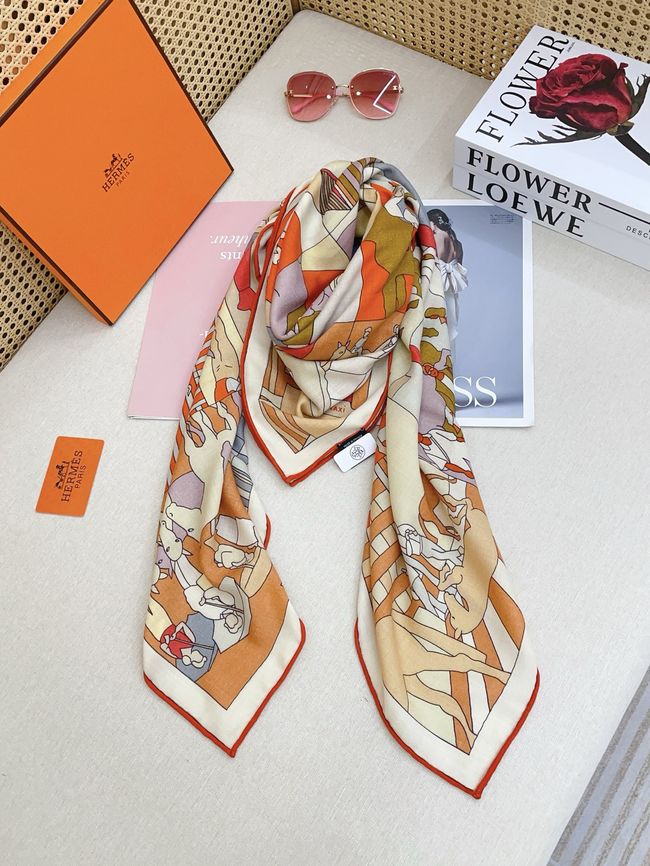 Hermes cashmere Shawl H36120-2