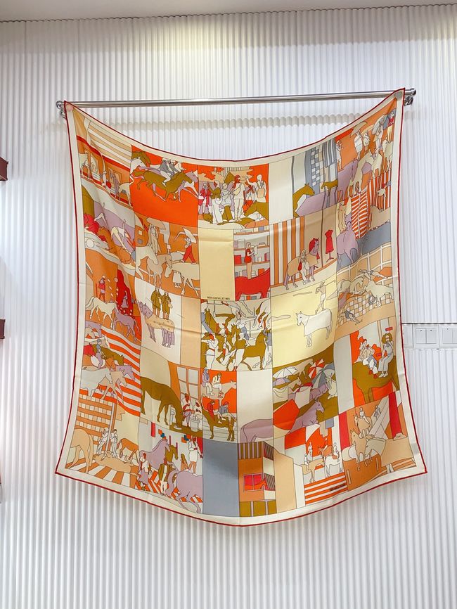 Hermes cashmere Shawl H36120-2