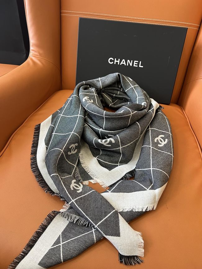 Chanel cashmere Shawl AAC486-1