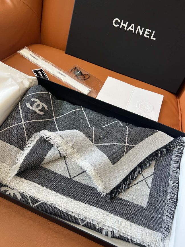 Chanel cashmere Shawl AAC486-1