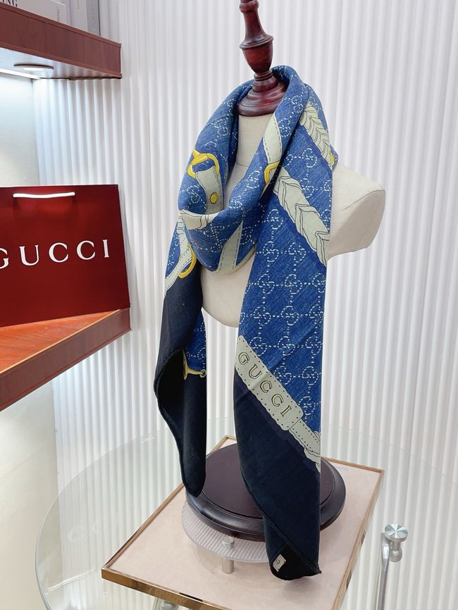 Gucci Shawl Wool and Silk A007HK-1