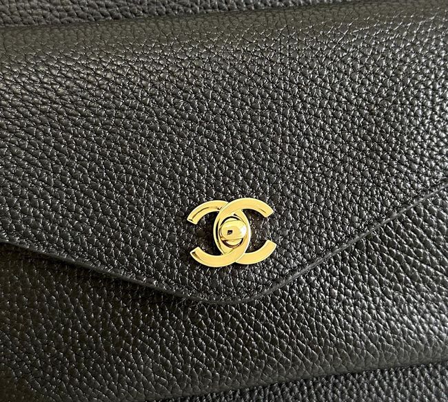 Chanel Shopping Bag Grained Calfskin AS6483 black