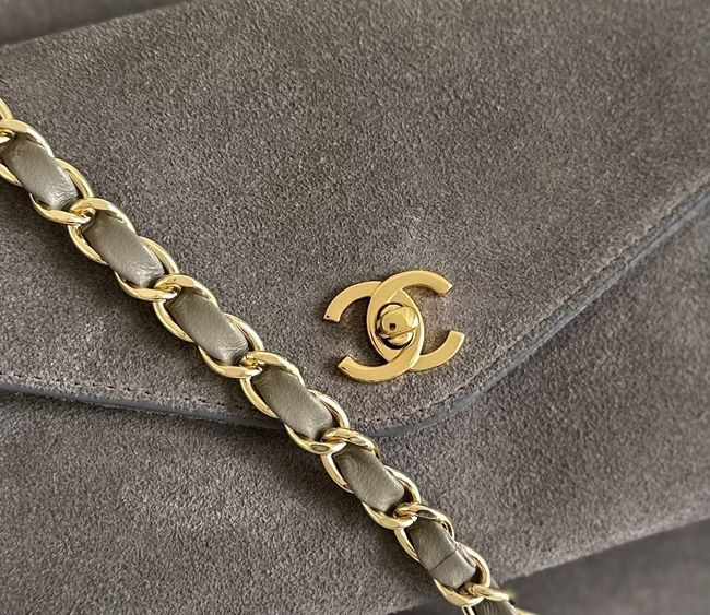 Chanel Shopping Bag Suede AS6483 gary