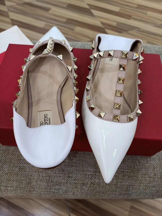 Valentino ROCKSTUD patent leather studded ballet flats WS0403V-2