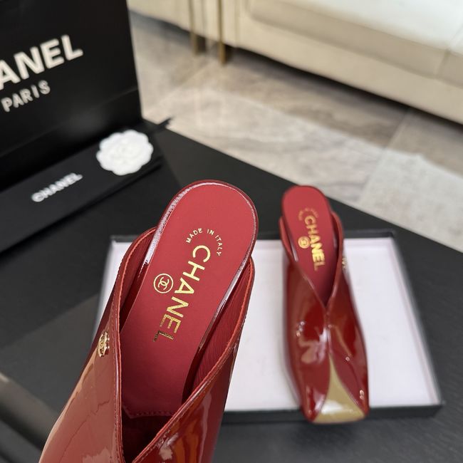 Chanel Mules Patent Calfskin G47606-5