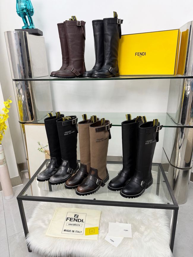 FENDI Commando leather boots 8T9048-1