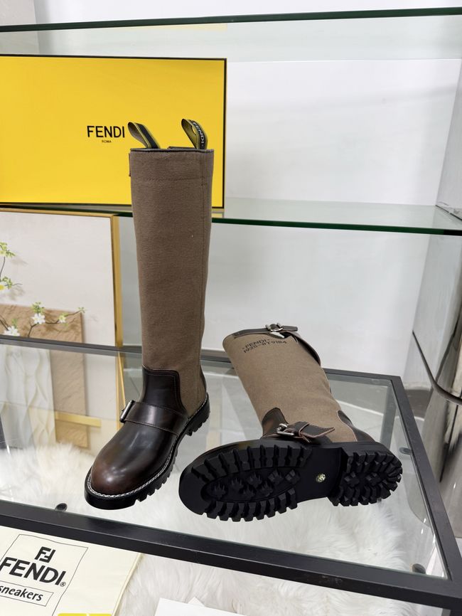 FENDI Commando leather boots 8T9048-3