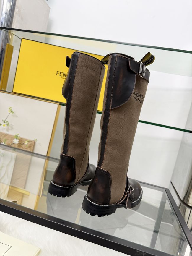 FENDI Commando leather boots 8T9048-3
