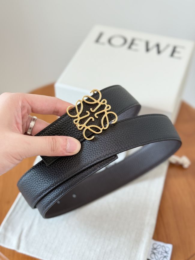 Loewe Cowhide Double-Sided Anagram Belt 35MM 26X03-1