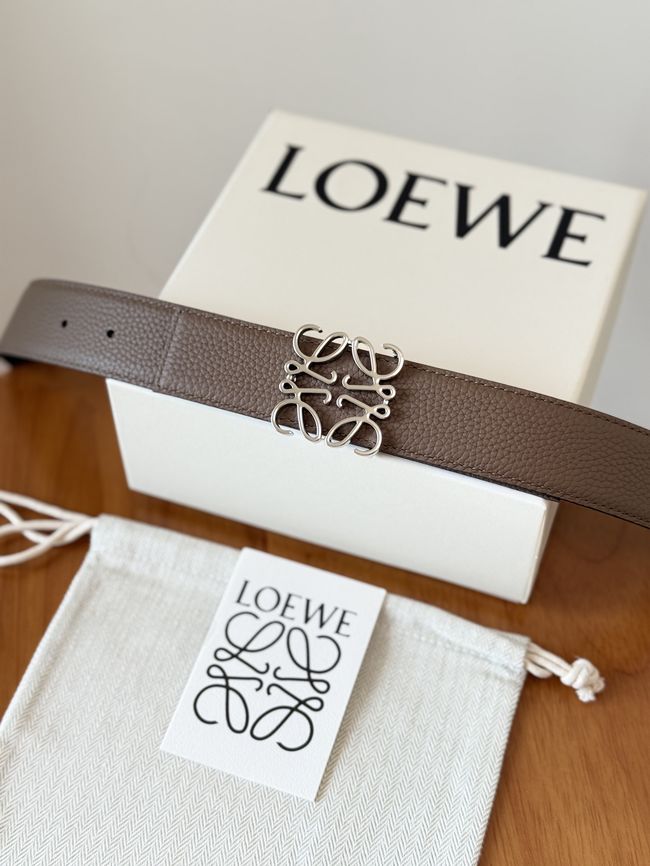 Loewe Cowhide Double-Sided Anagram Belt 35MM 26X03-10