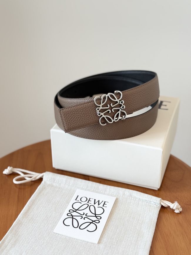 Loewe Cowhide Double-Sided Anagram Belt 35MM 26X03-10