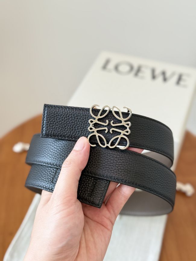 Loewe Cowhide Double-Sided Anagram Belt 35MM 26X03-10
