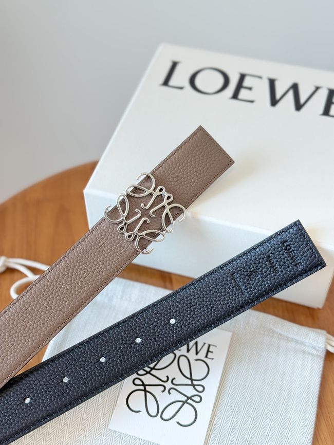 Loewe Cowhide Double-Sided Anagram Belt 35MM 26X03-10