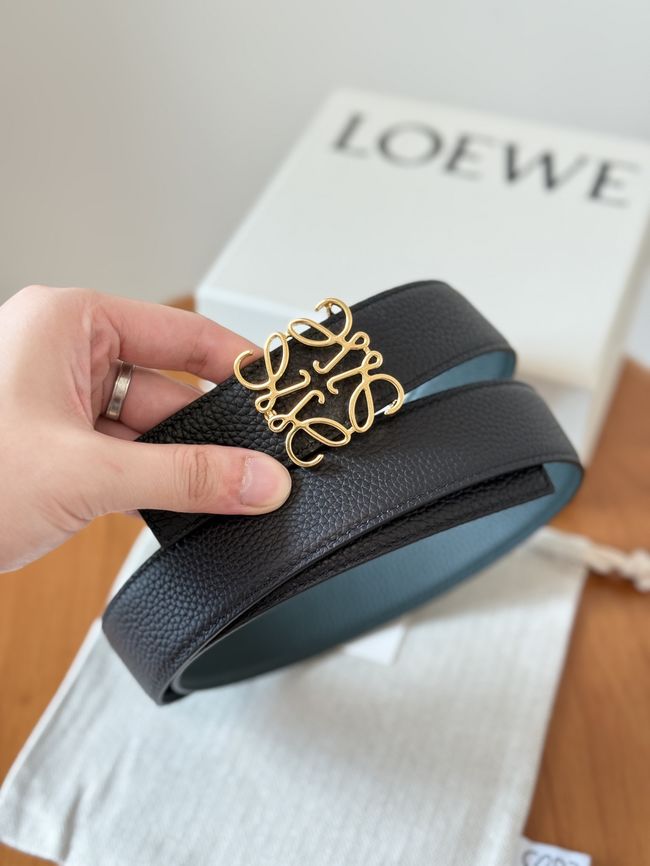 Loewe Cowhide Double-Sided Anagram Belt 35MM 26X03-5