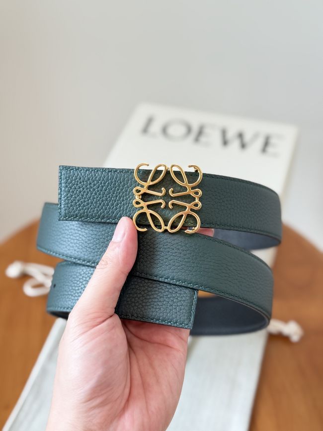 Loewe Cowhide Double-Sided Anagram Belt 35MM 26X03-5