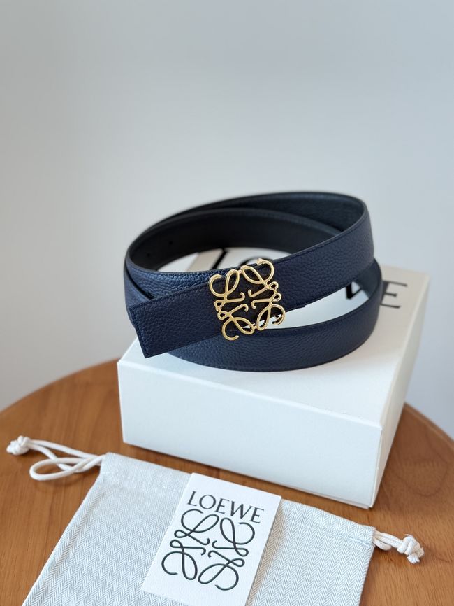 Loewe Cowhide Double-Sided Anagram Belt 35MM 26X03-7